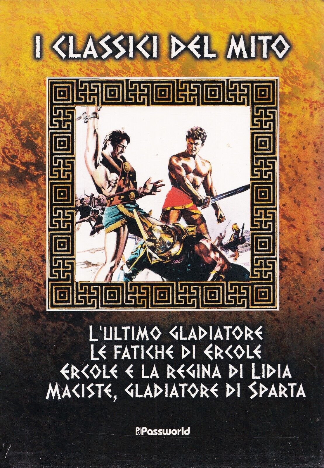 I CLASSICI DEL MITO BOX 4 Dvd Cofanetto ::: SIGILLATO ::: 1^ Ed. PASSWORLD