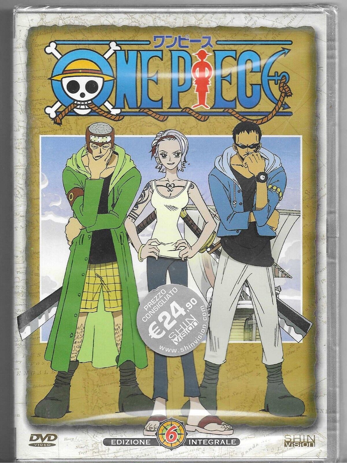 One Piece vol. 6 - dvd - ediz. integrale raro fuori catalogo