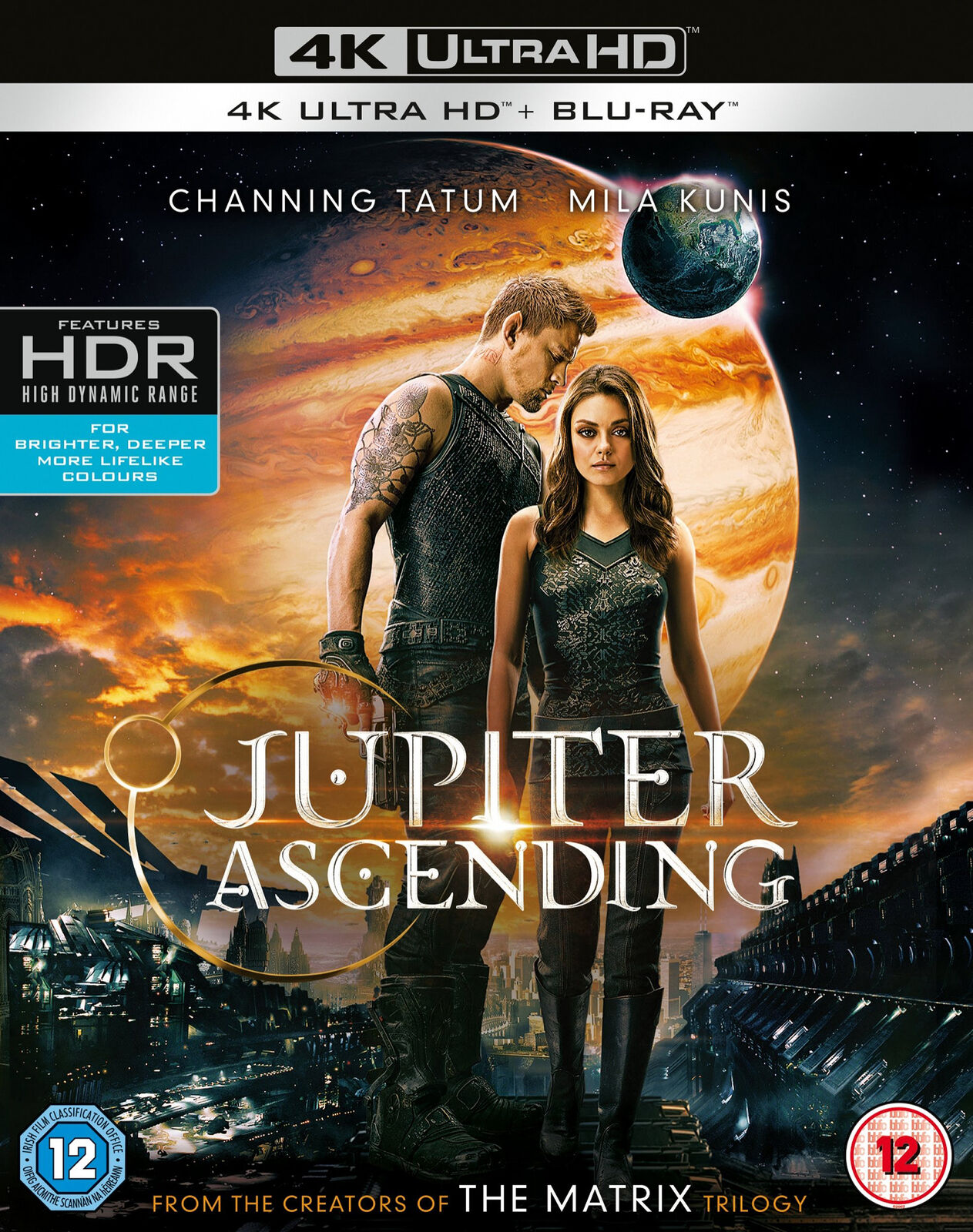 Jupiter Ascending (4K UHD Blu-ray) Christina Cole Channing Tatum Gugu Mbatha-Raw
