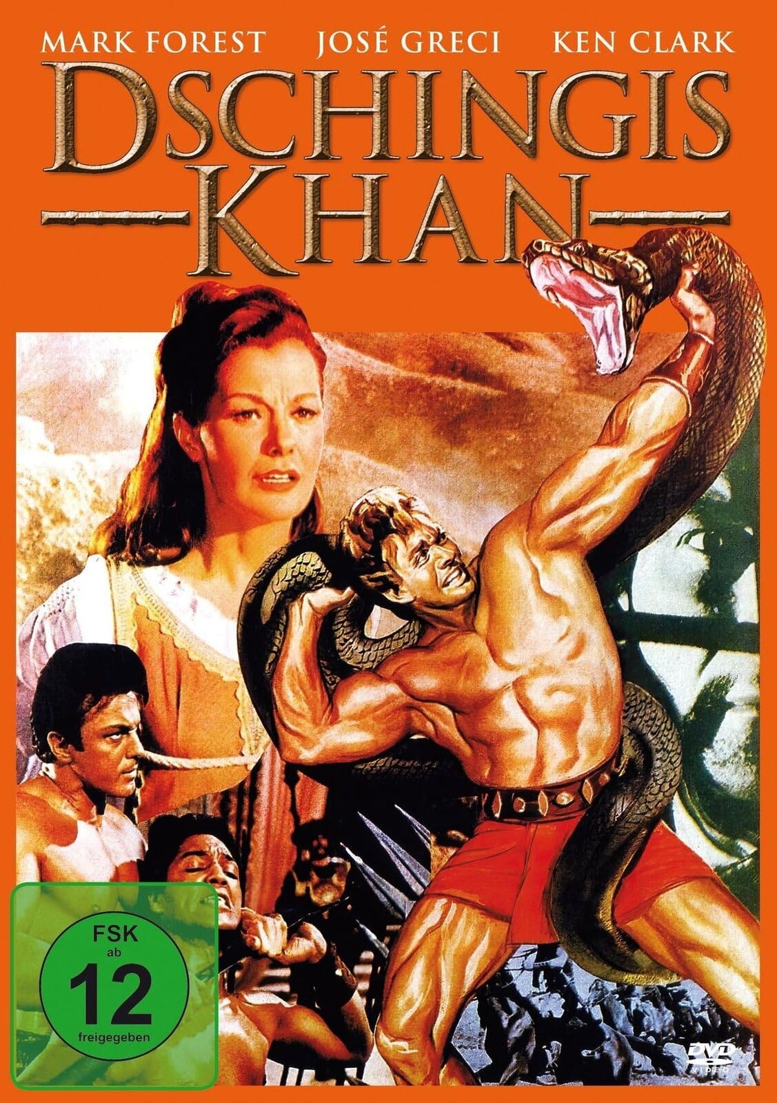 Dschingis Khan (DVD) Sharif Omar Wallach Eli Mason James Savalas Telly Boyd