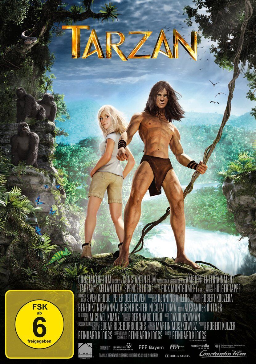 Tarzan (DVD) Kellan Lutz Spencer Locke Anton Zetterholm Les Bubb Mark Deklin