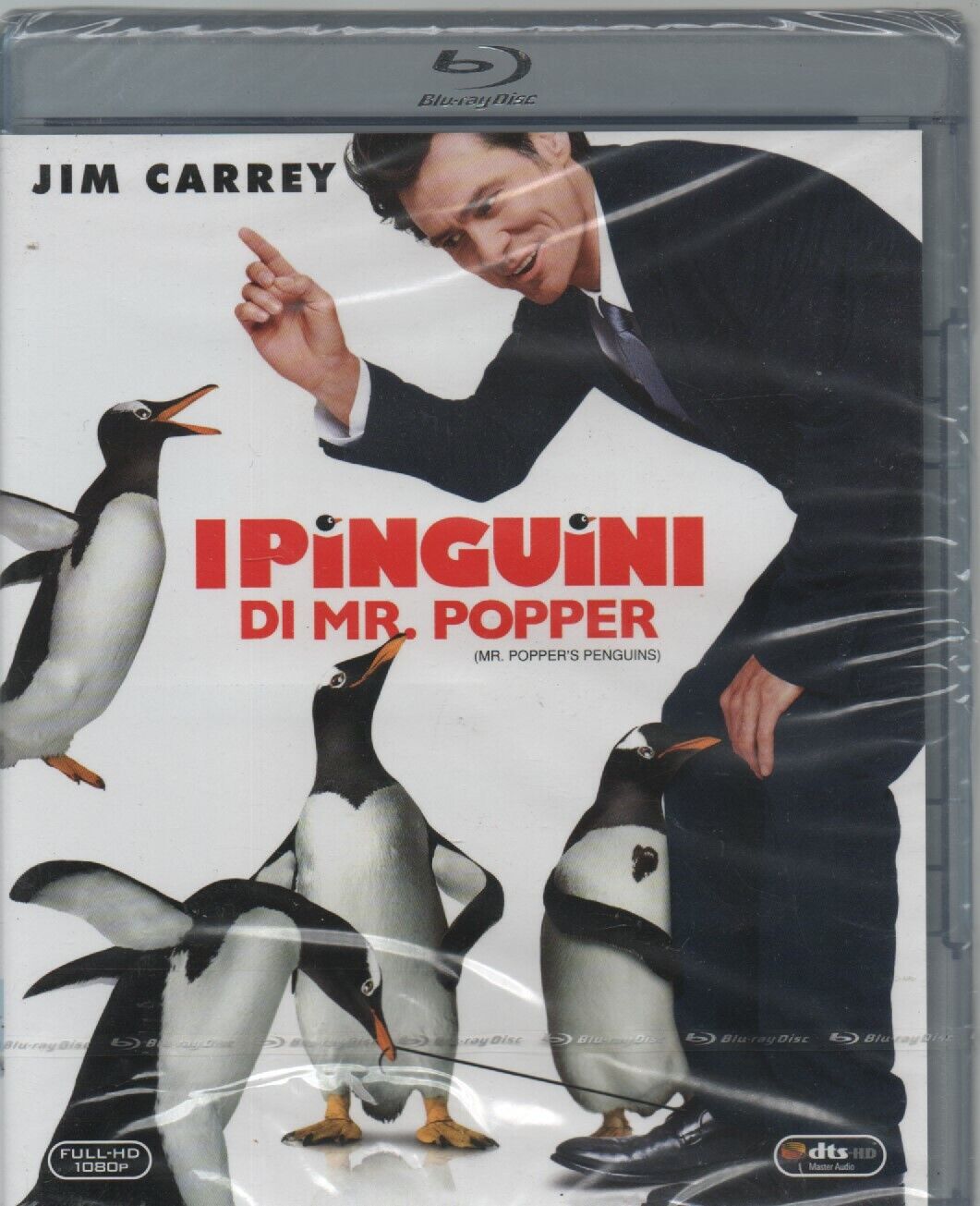 I PINGUINI DI MR.POPPER BLUE RAY DVD 2011 JIM CARREY + CONTENUTI SPECIALI