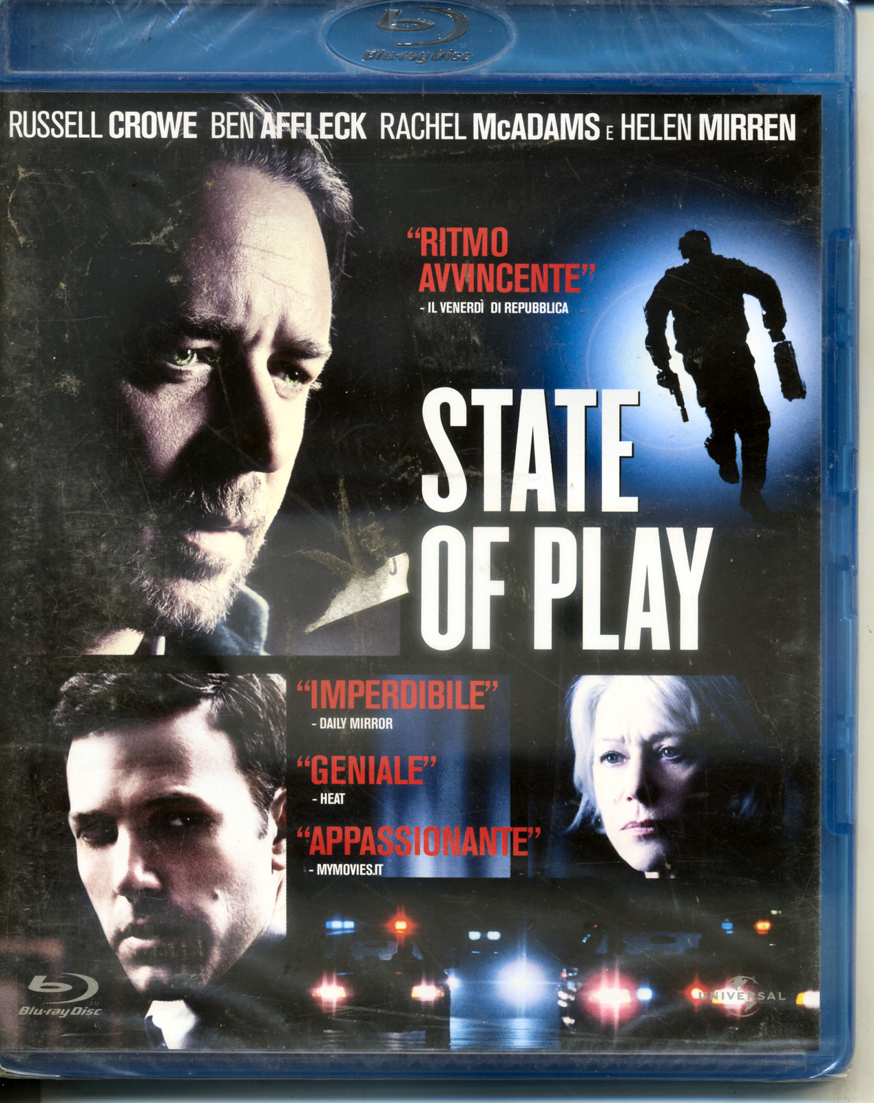 STATE OF PLAY BLU-RAY con  R.Crowe, B.Affleck - BLU RAY NUOVO