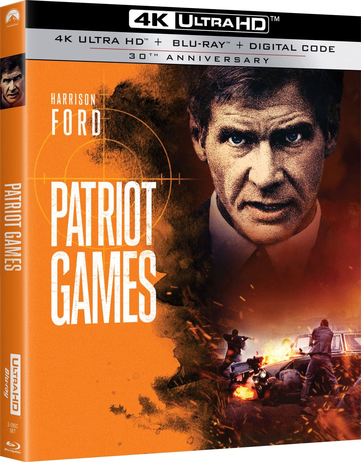 Patriot Games [4K UHD] (4K UHD Blu-ray) Harriosn Ford Sean Bean Thora Birch
