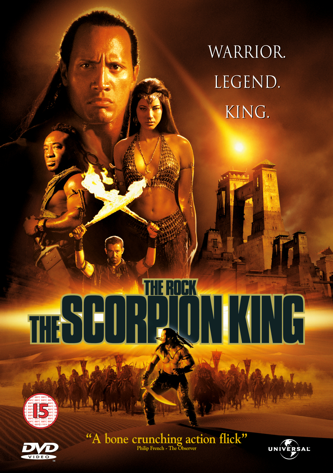 The Scorpion King (DVD) Roger Rees Branscombe Richmond Dwayne 'The Rock' Johnson
