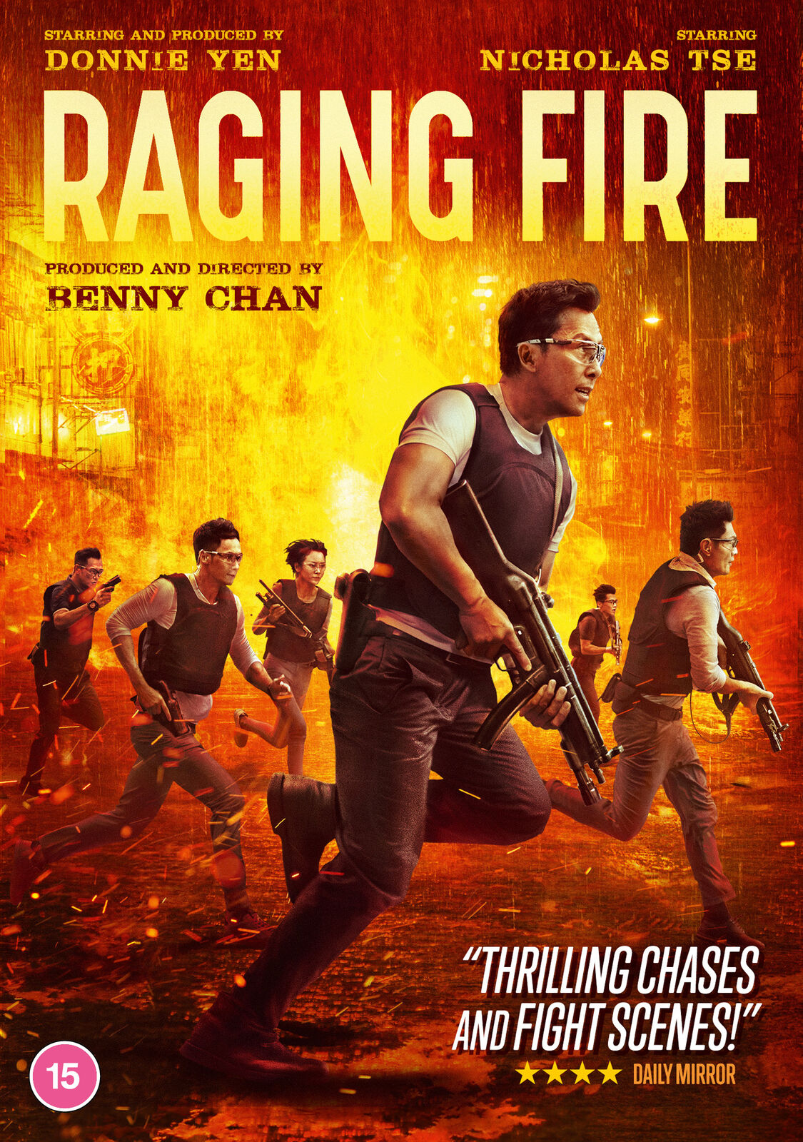 Raging Fire (DVD) Kenny Wong Qin Lan Donnie Yen Ben Lam Patrick Tam Nicholas Tse