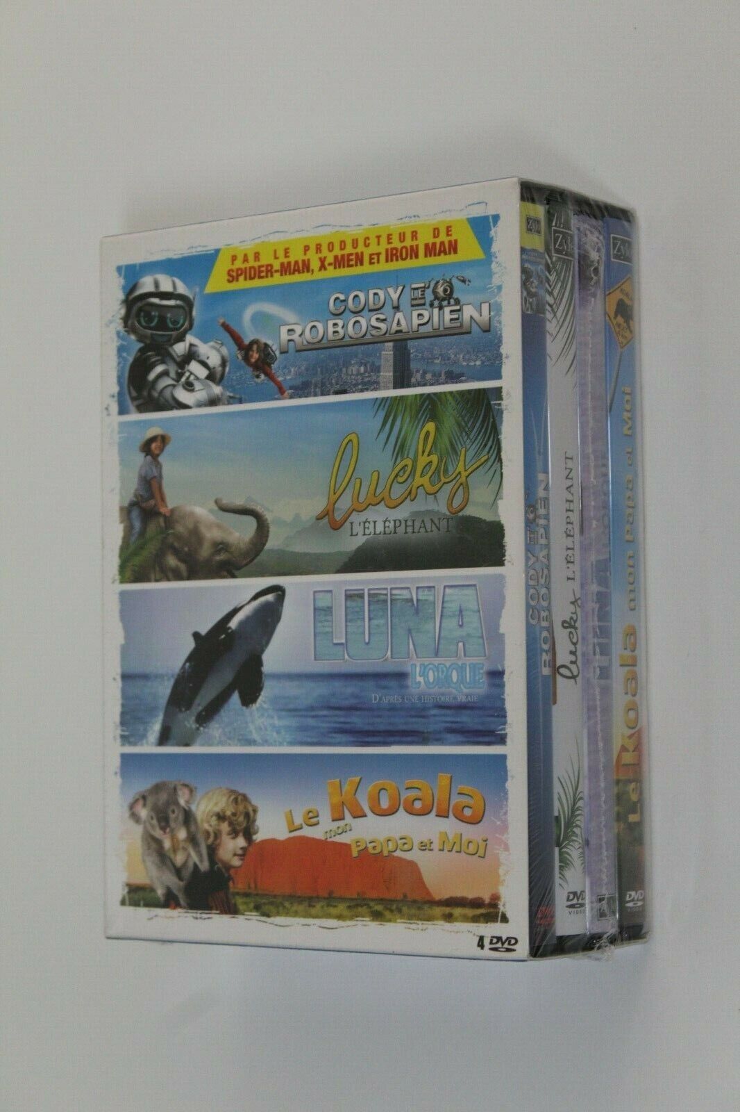 Cody Le Robosapien - Lucky L'Elefante - Luna L'Orca - Le Koala. 4 Dvd Francese