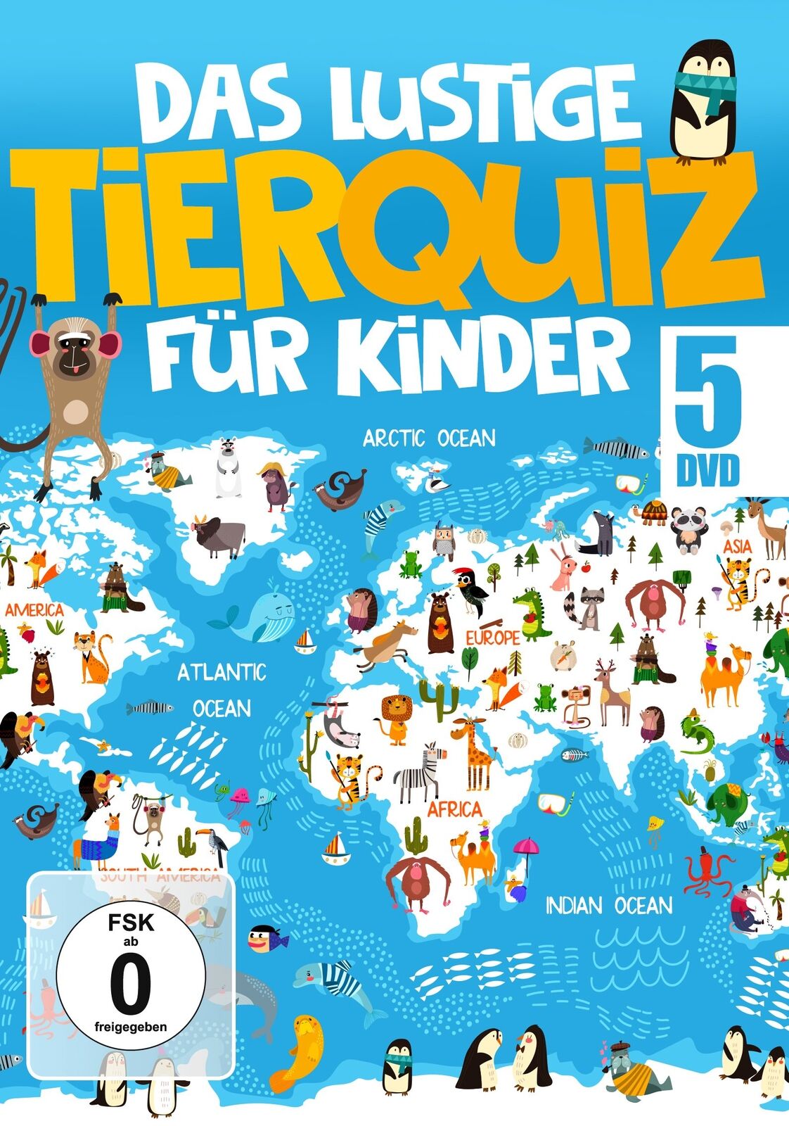 Das lustige Tierquiz für Kinder (DVD) Tierquiz