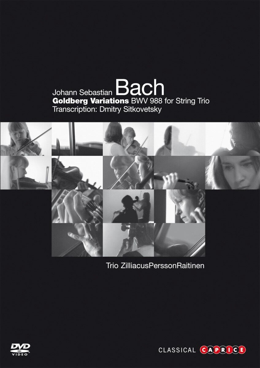 Goldberg Variations for String Trio (DVD) Trio Zilliacus Persson Raitinen