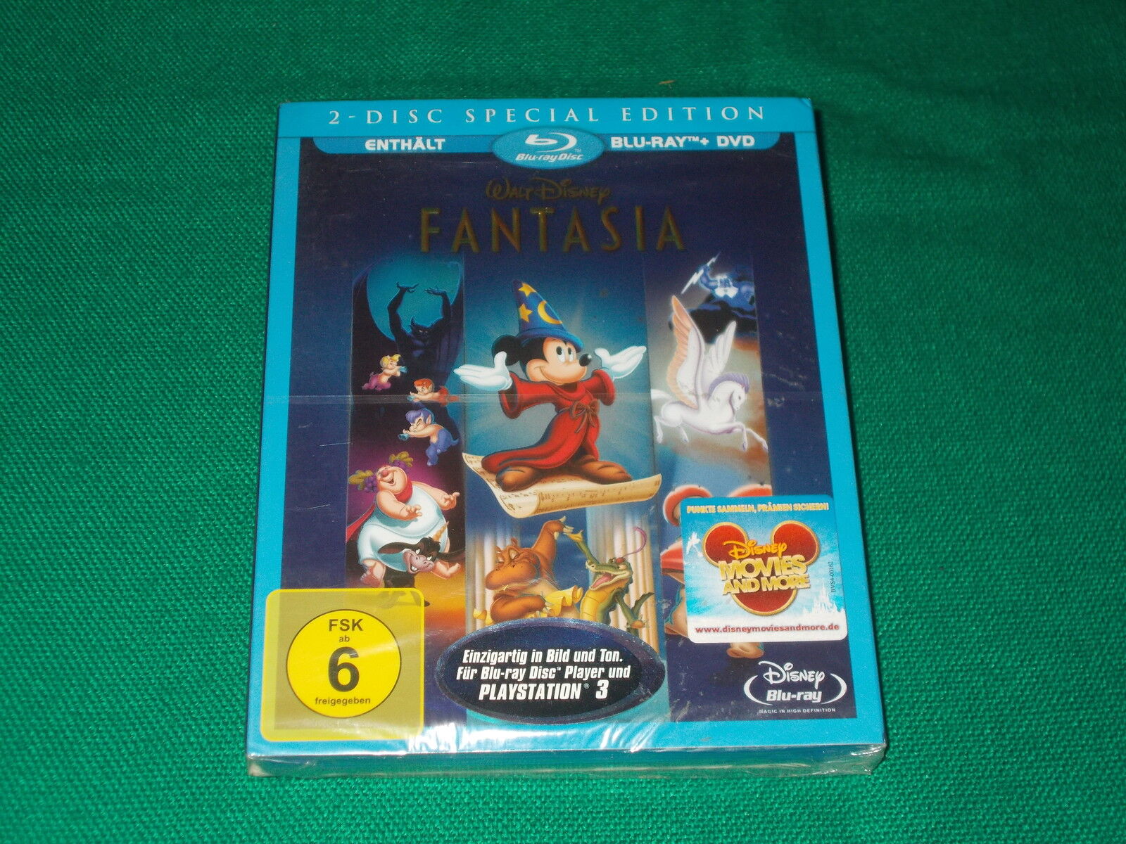 Fantasia edizione import audio Italiano blu-ray + dvd con slipcase