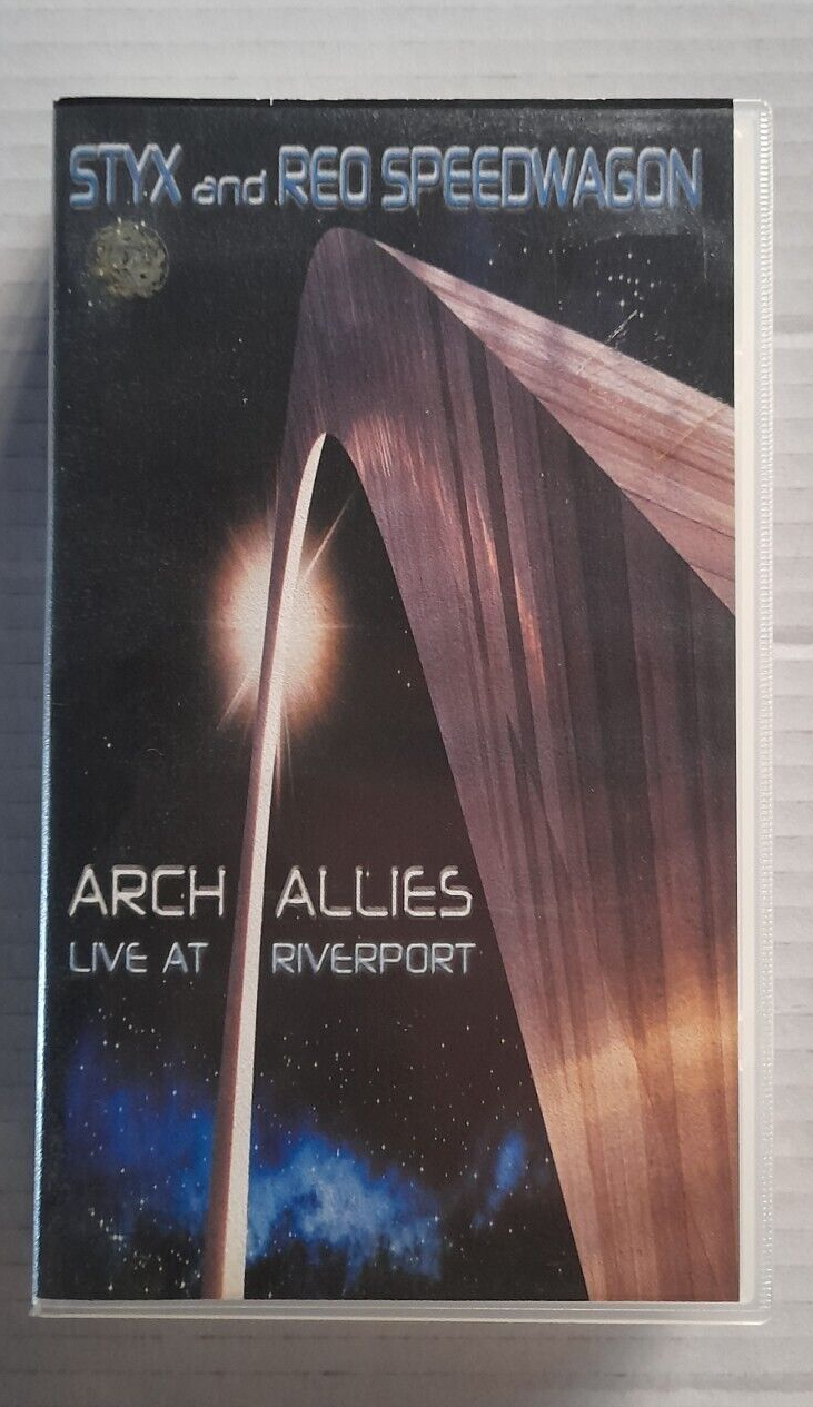 Styx And REO Speedwagon – Arch Allies Live At Riverport - VHS,PAL,NEW,NO SEALED