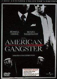 AMERICAN GANGSTER COLLECTOR (METAL/STEEL) 2 DVD NUOVO