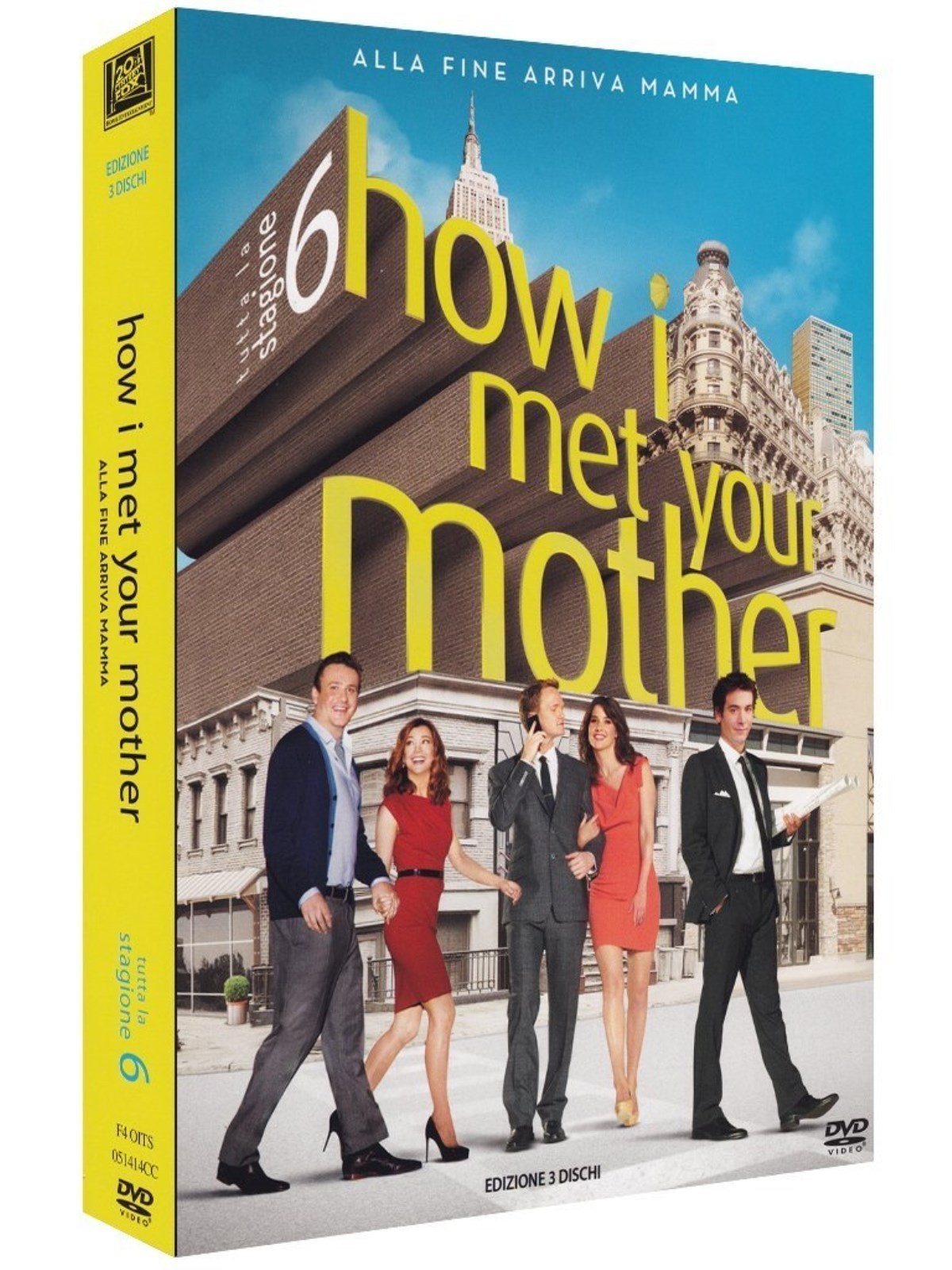 COFANETTO DVD - HOW I MET YOUR MOTHER SERIE STAGIONE 6 SERIE TV - 3 DVD - Nuovo