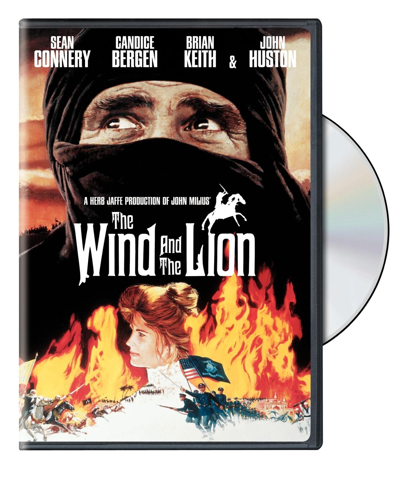 The Wind and the Lion (DVD) Sean Connery Candice Bergen John Huston Brian Keith