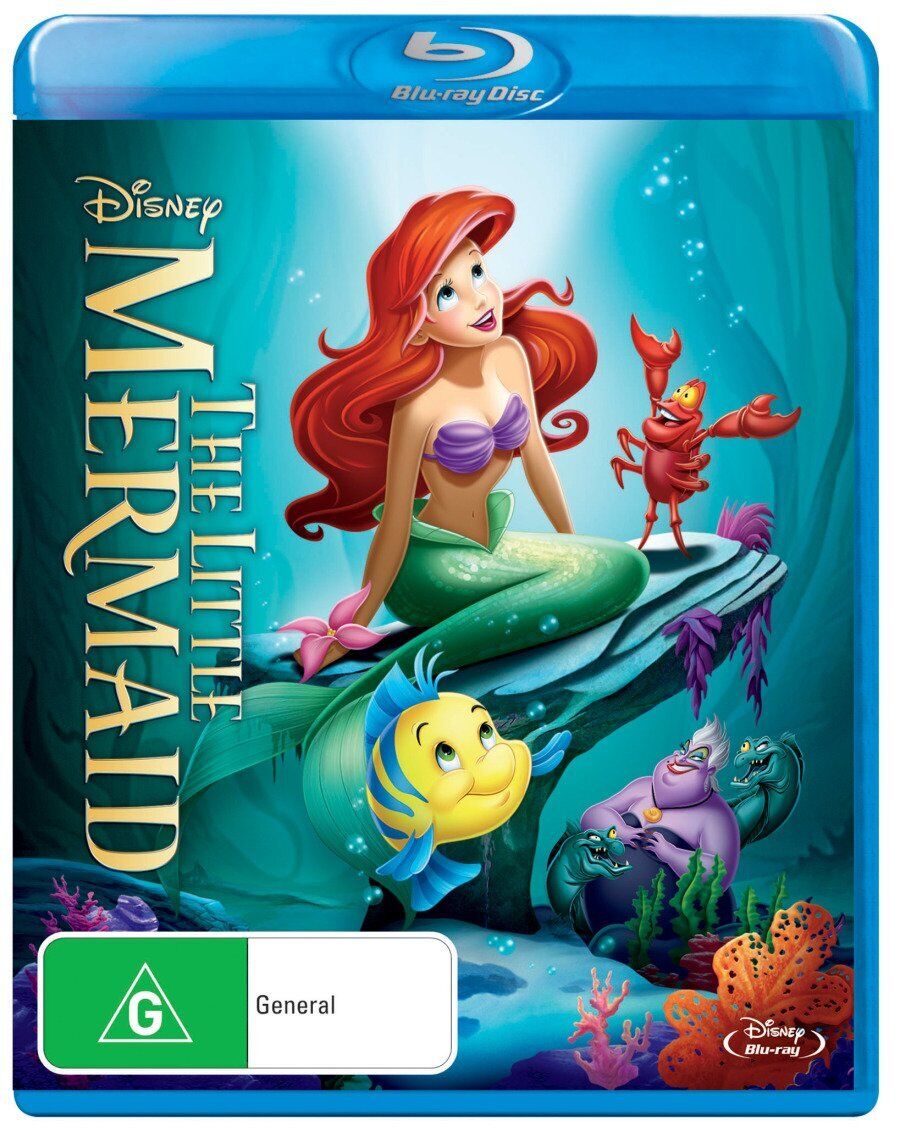 The Little Mermaid (Blu-ray) Jodi Benson Christopher Daniel Barnes Pat Carroll