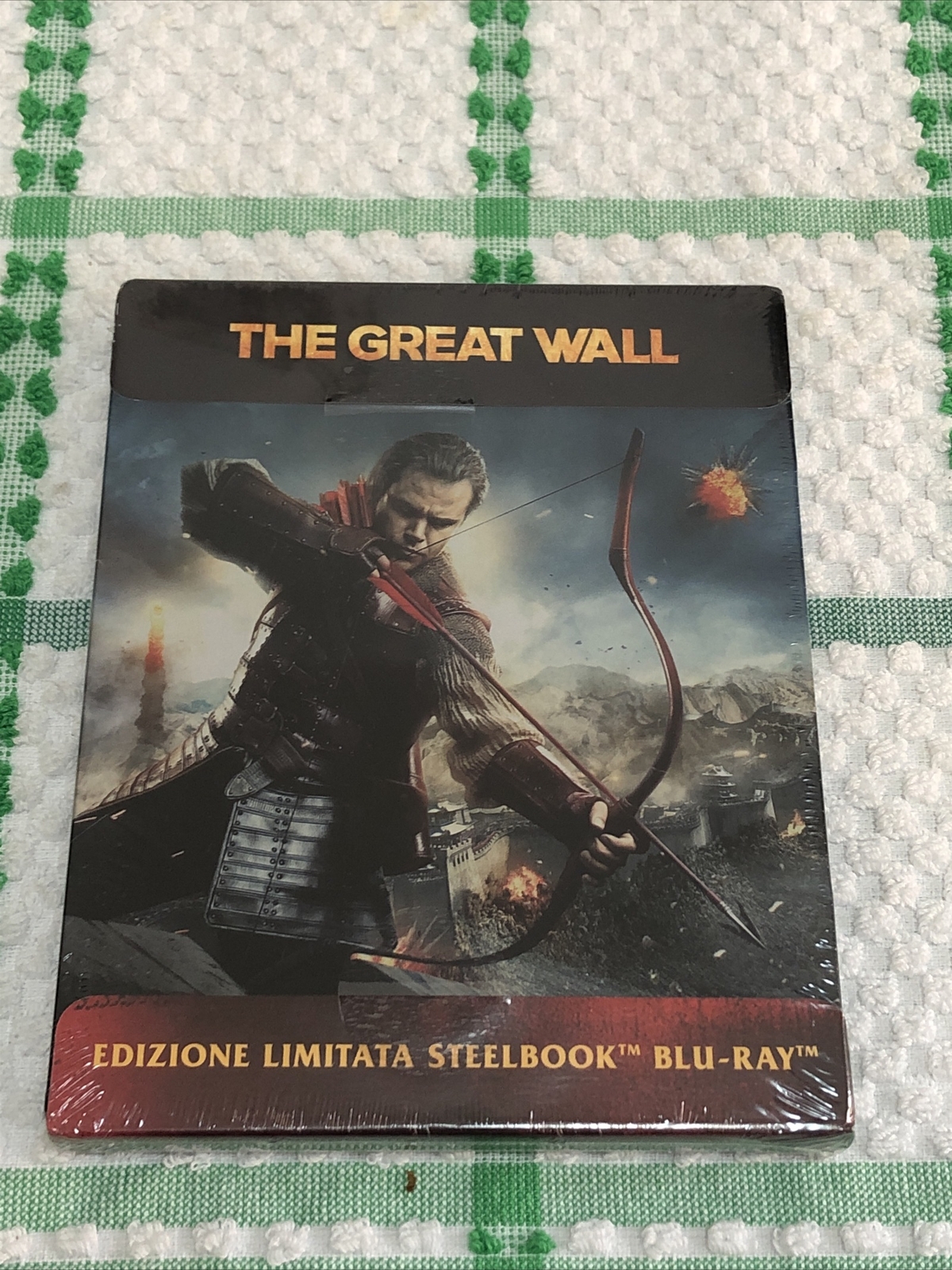 THE GREAT WALL -blu ray-Edizione limitata-STEELBOOK-Matt Damon-nuovo Sigillato