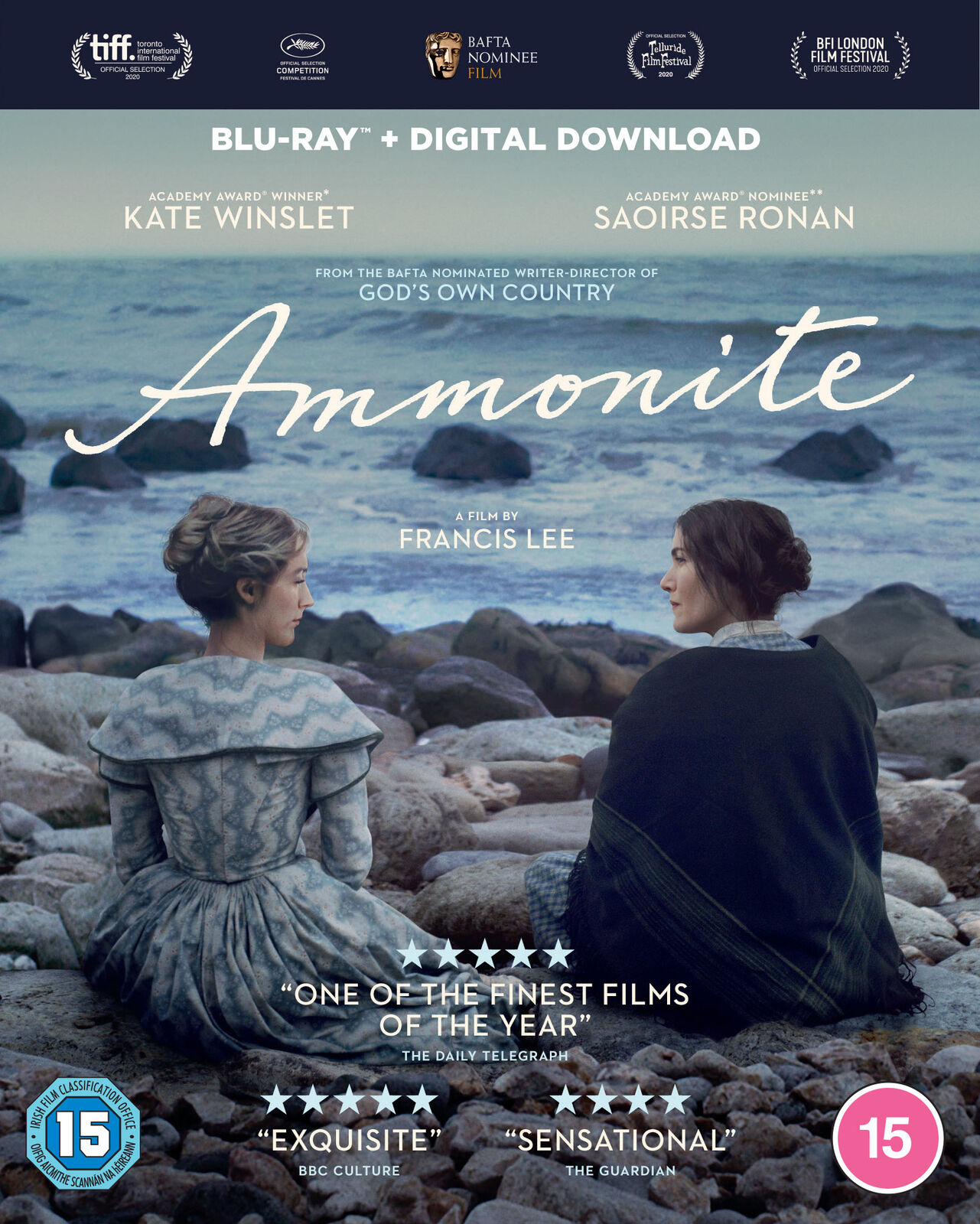 Ammonite (Blu-ray) Saoirse Ronan Sam Parks Victoria Elliott James McArdle