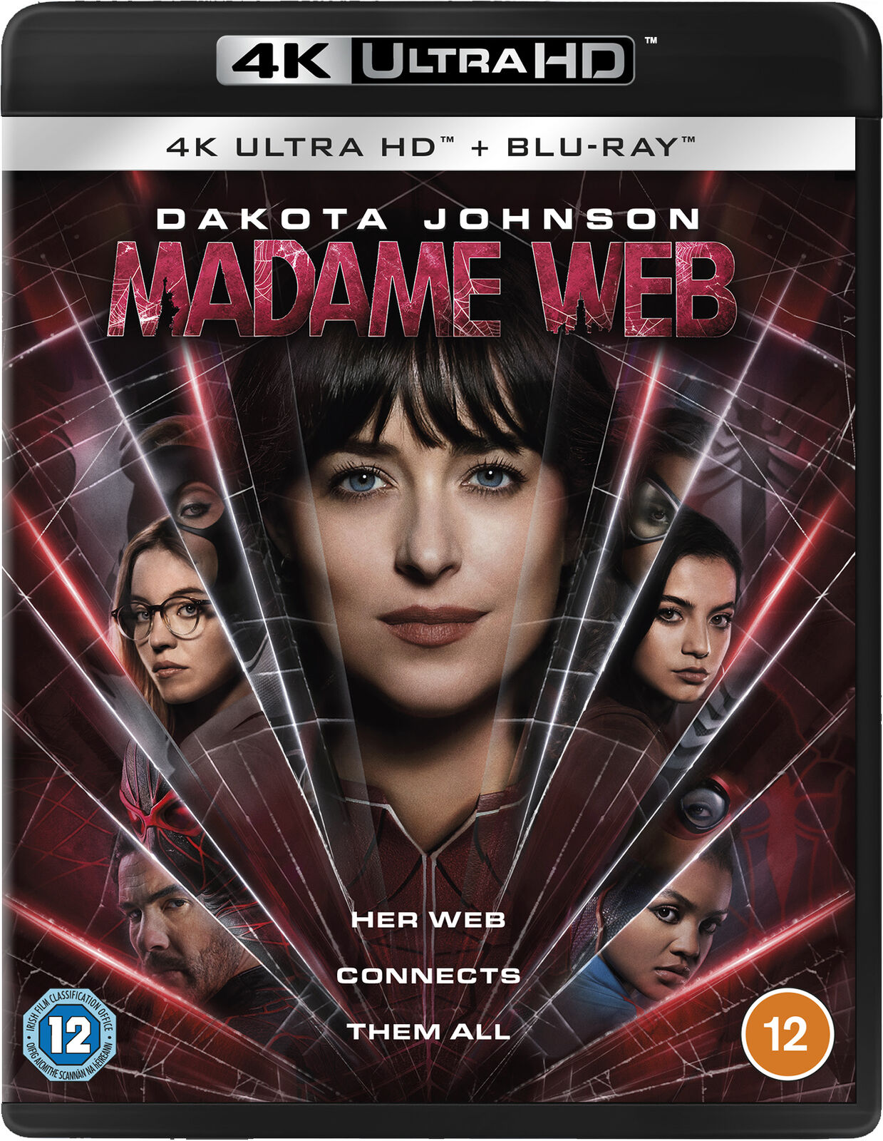 Madame Web (4K UHD Blu-ray) Emma Roberts Tahar Rahim Dakota Johnson Zosia Mamet