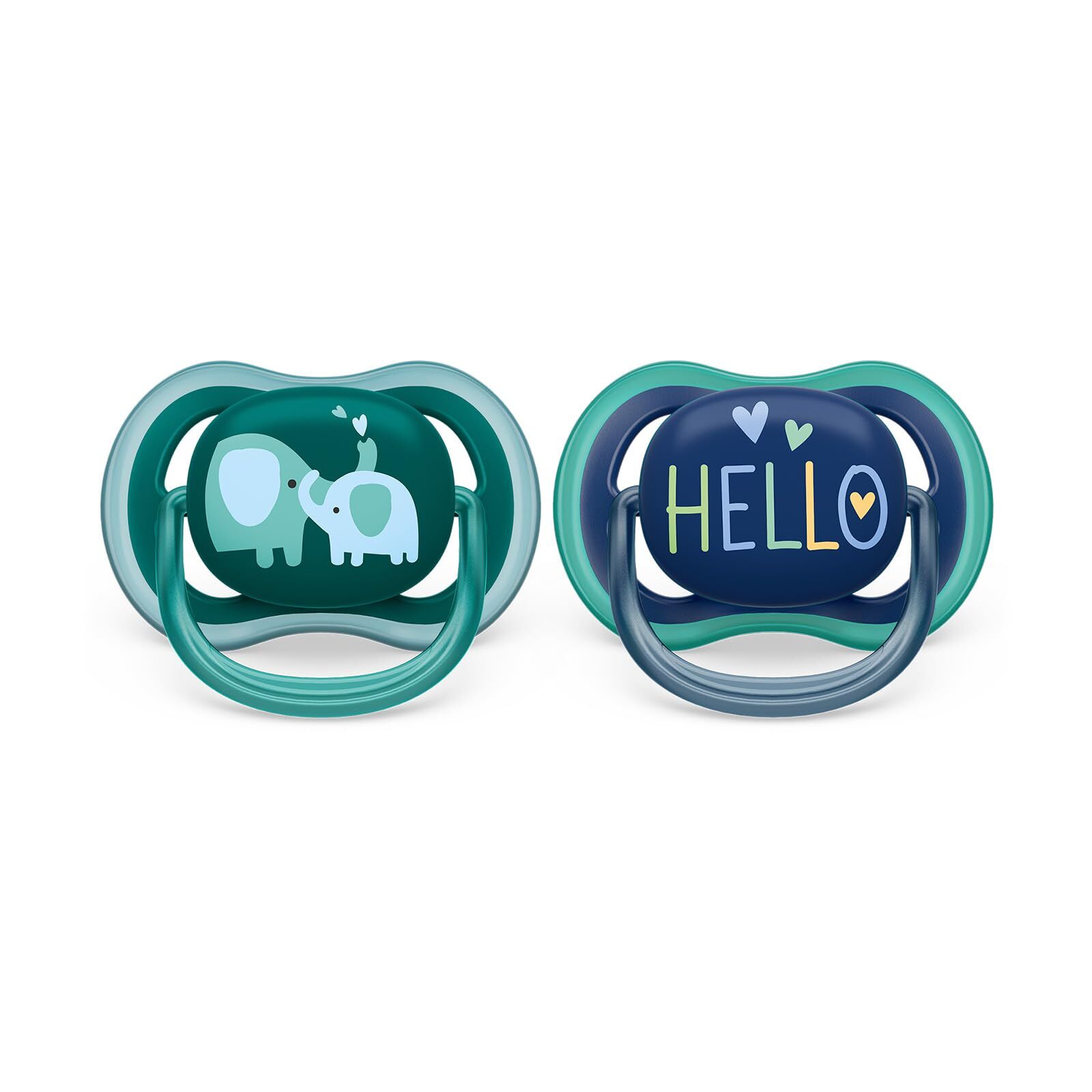Philips Avent Ultra Air Pacifier - 2X Lightweight, air-Permeable Pacifiers for C