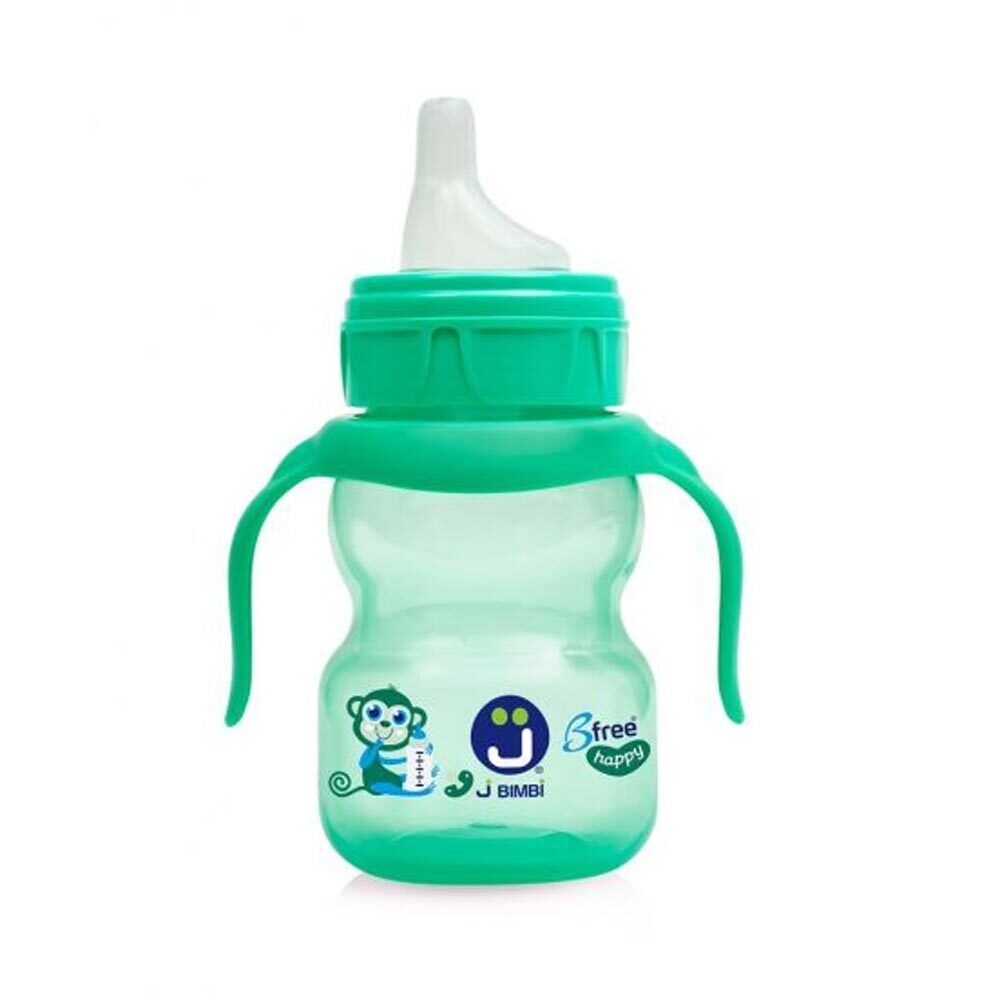 J Bimbi Sippi 1 - Tazza Primi Sorsi 6m+ Verde, 240ml