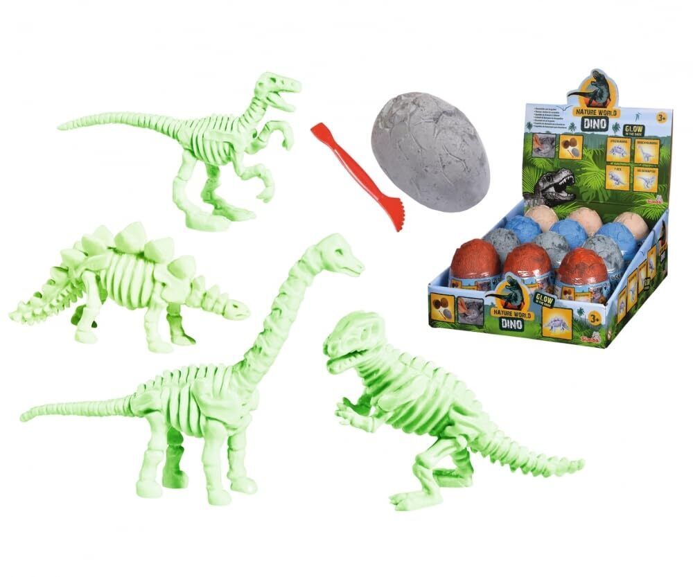 Simba Dino Skelett im Ei Ausgrabung