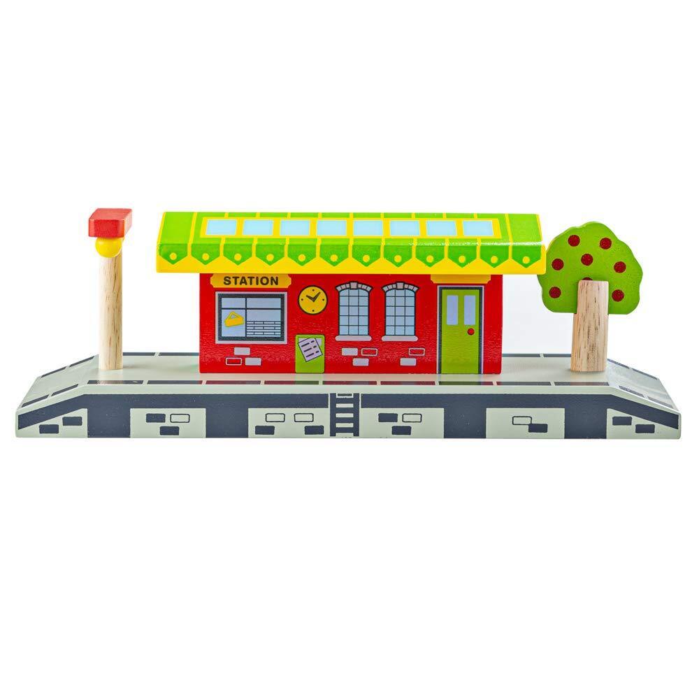 Bigjigs Rail Village Station - Andere belangrijke Wooden Rail Merken zijn Compat