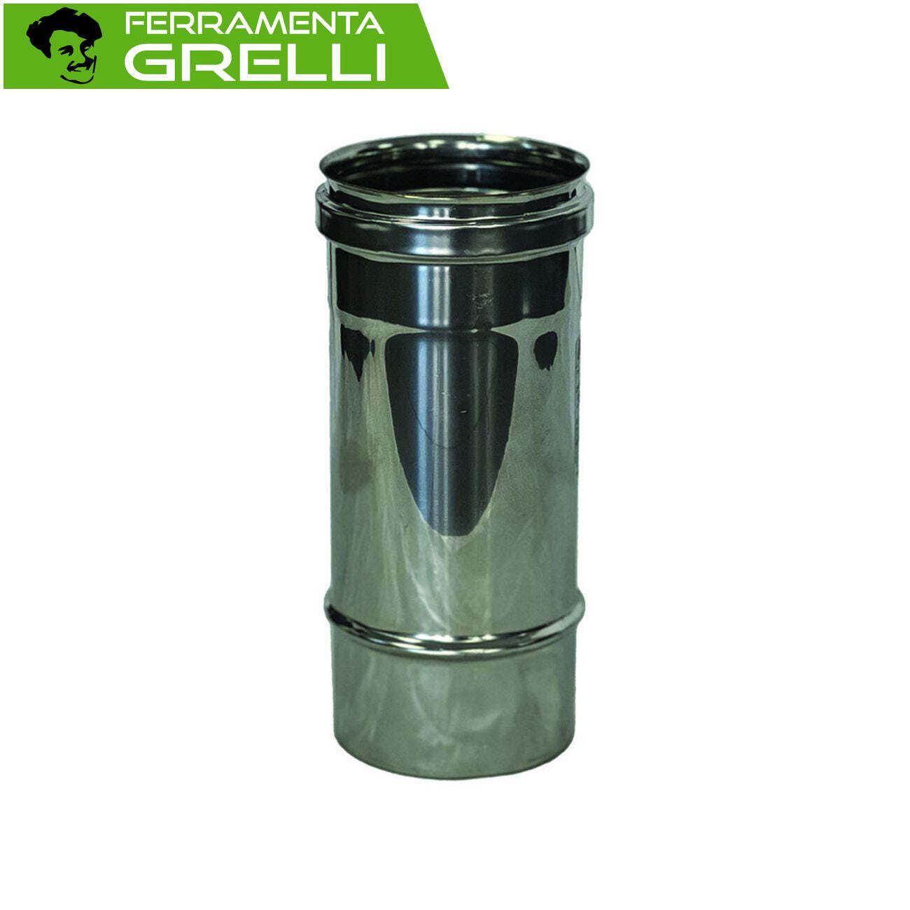 RACCORDO PER TUBO ACCIAIO INOX M/F AISI 304 MONOPARETE SPESSORE mm 0,5