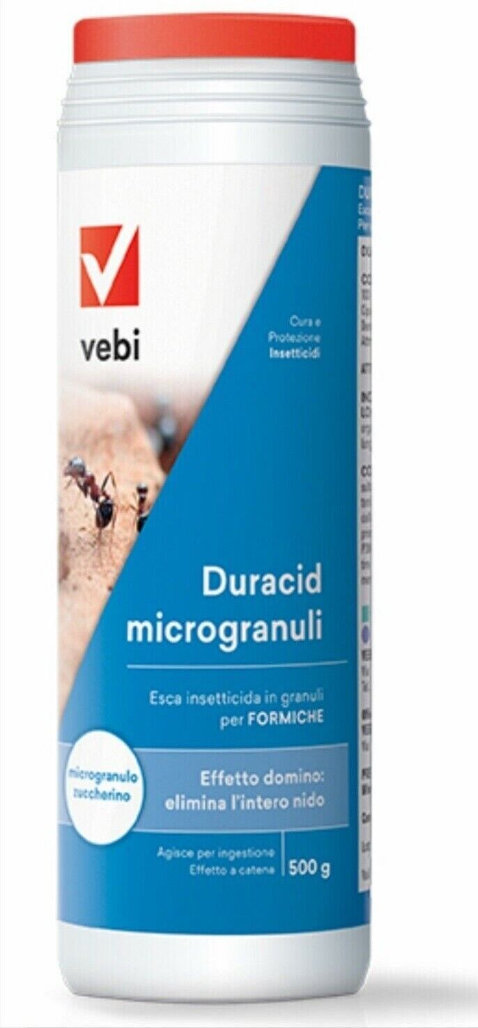 DURACID MICROGRANULI INSETTICIDA MICRO INCAPSULATO FORMICHE 375 G VEBI