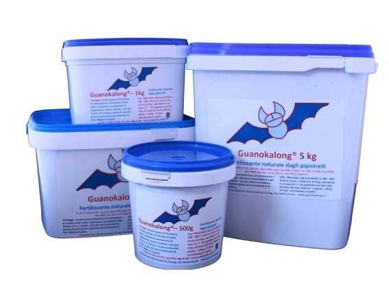 GUANOKALONG POWDER FERTILIZZANTE FERTILIZER 3Kg guano di pipistrello