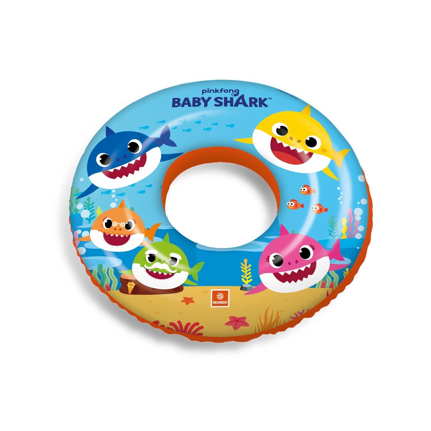Mondo Toys - BABY SHARK Swim Ring - Ciambella Gonfiabile - Anello di Nuoto Salva