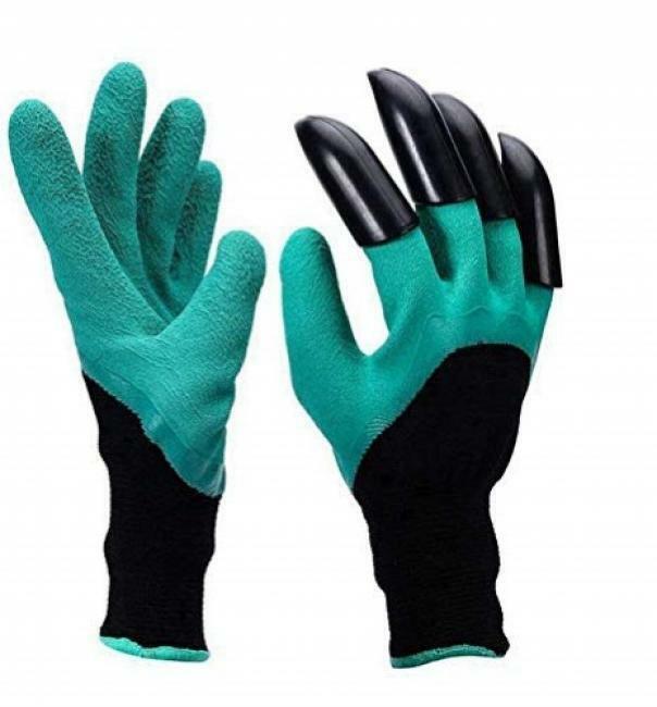 EURO MARKETING 90 SET DUE GUANTI DA GIARDINAGGIO CON ARTIGLI INTEGRATI IGZ91