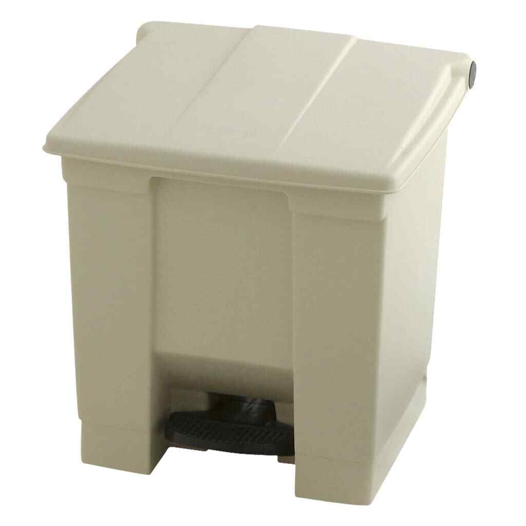 Contenitore Classico a Pedale 30 L Beige Rubbermaid