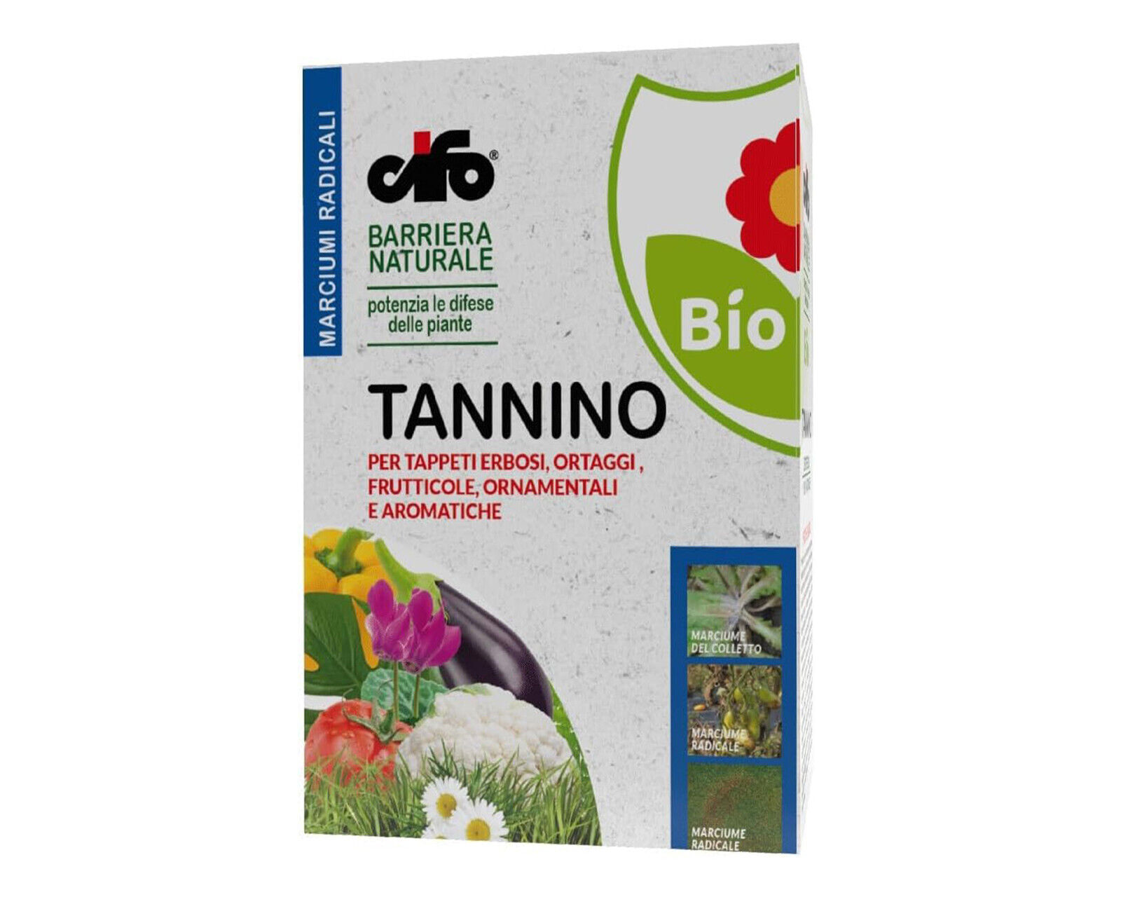 Fungicida Granulare Bio contro marciumi del prato e delle piante TANNINO CIFO