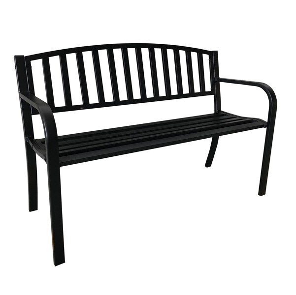 Panca da giardino Hollywood - 75 x 50 x 120 cm - acciaio verniciato - neror