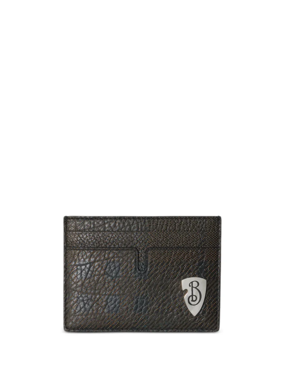 Burberry B-Shield card holder - Marrone