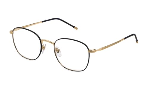 Lozza Vl2387 Sunglasses, Rose Gold With Half Matte, Black Parties, One Size Unisex