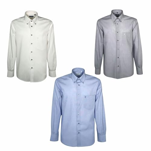 Saggio Sea Barrier 3 Camicie Da 3Xl A 6Xl Valdes Comode Casual Colorate Manica Lunga In Puro Cotone Uomo Taglie Forti Profumatore Chiari 5Xl