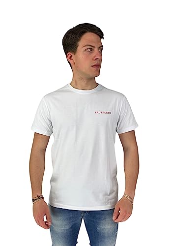 Trussardi Uomo T-Shirt Tru1Mts02 Bianco M