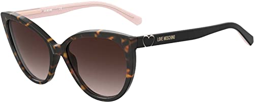 Moschino Love Mol043/S Sunglasses, 086/Ha Havana, 57 Women'S