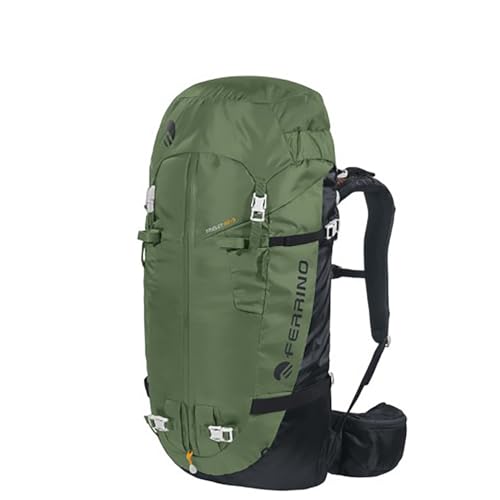 Ferrino Triolet 48+5 Grigio Zaino Da Alpinismo E Sci Alpinismo Capiente E Versatile - Colore: Verde