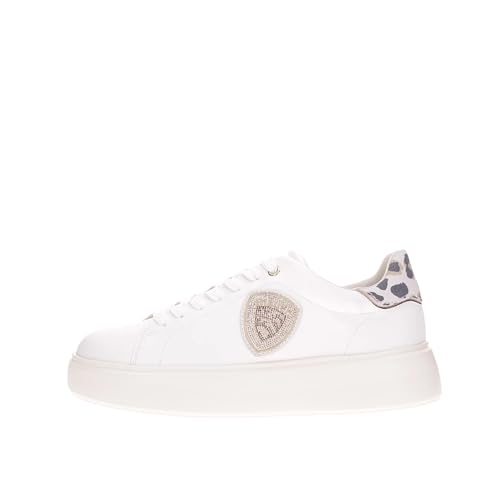 Blauer Sneakers Comoda Bianco