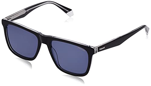 Polaroid Pld 2102/S/X Sunglasses, 7C5/C3 Black Crystl, L Men'S