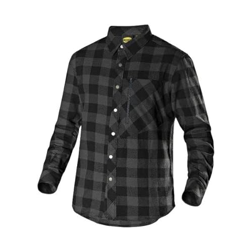 Diadora Utility - Camicia - Shirt Check Cortina L/Samba/Dark Sapphire/Vapor Gry