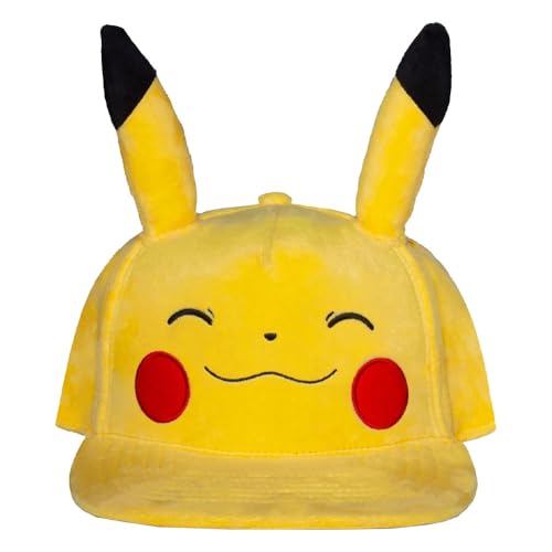 Difuzed Pokemon Smiling Pikachu Novelty Cappellino Da Baseball Size One Size