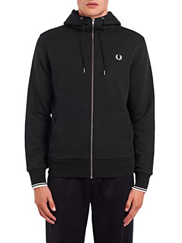 Fred Perry Hooded Sweatvest Heren