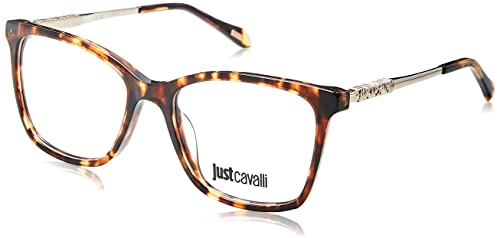 Just Cavalli Vjc007 Occhiali, Shiny Brown/Yellow Havana, 70 Donna