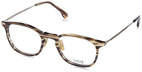 Lozza Vl4143 Sunglasses, Marrone Striato Lucido, 50 Unisex