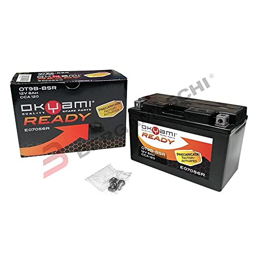 Okyami Batteria Ot9B-Bsr 12V 8Ah Cca 120 Precaricata Sigillata