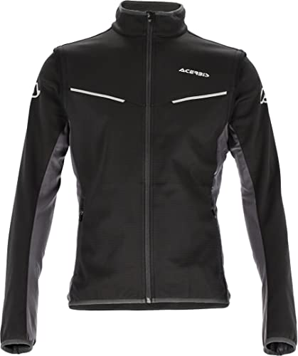 Acerbis Giacca Softshell Track Nero/Grigio M