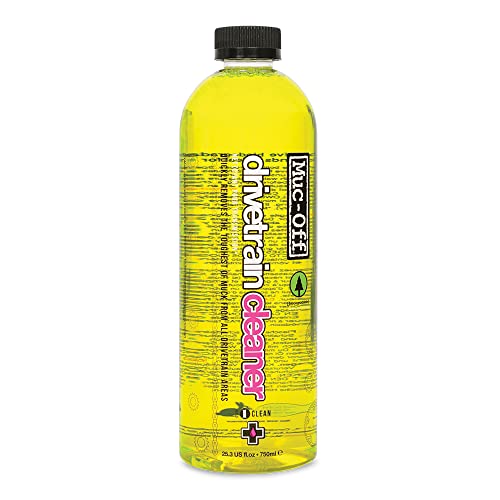 Muc-Off Bio Drivetrain Cleaner, 750 Ml - Spray Pulisci Catena Bici E Sgrassatore Catena Bici - Efficace E Biodegradabile - Per La Pulizia Catena Bici 